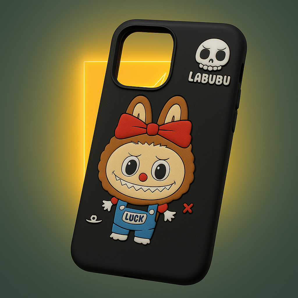 Labubu - 3D Cartoon Silicone iPhone Case