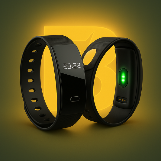 QS80 Heart Rate, Blood Oxygen Exercise Meter, Waterproofing Health Ring Intelligent Hand Ring Watch Blood Pressure