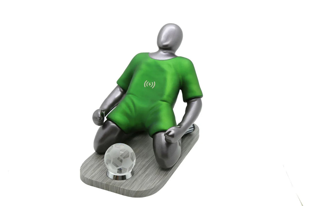 Foot Ball player Wireless Charger 2-in-1 Bracket