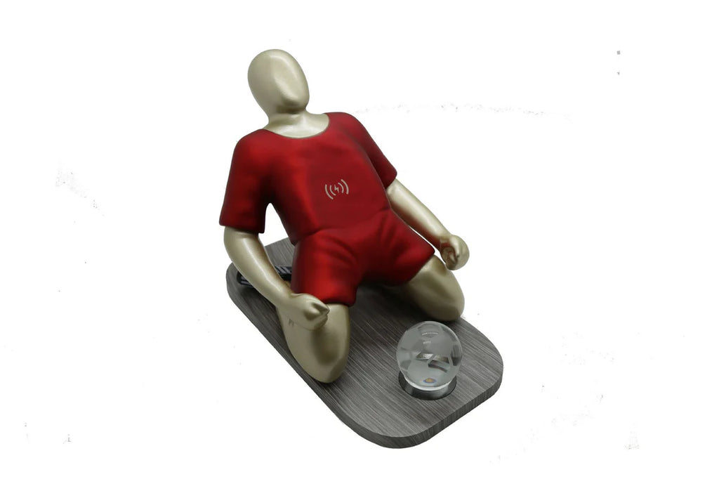 Foot Ball player Wireless Charger 2-in-1 Bracket
